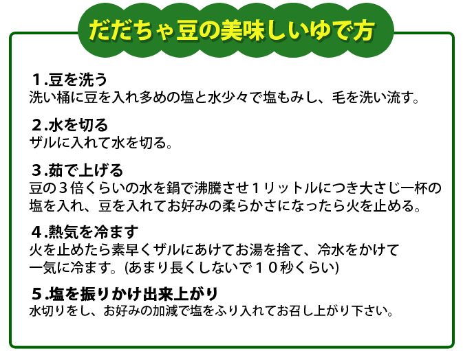 茹で方
